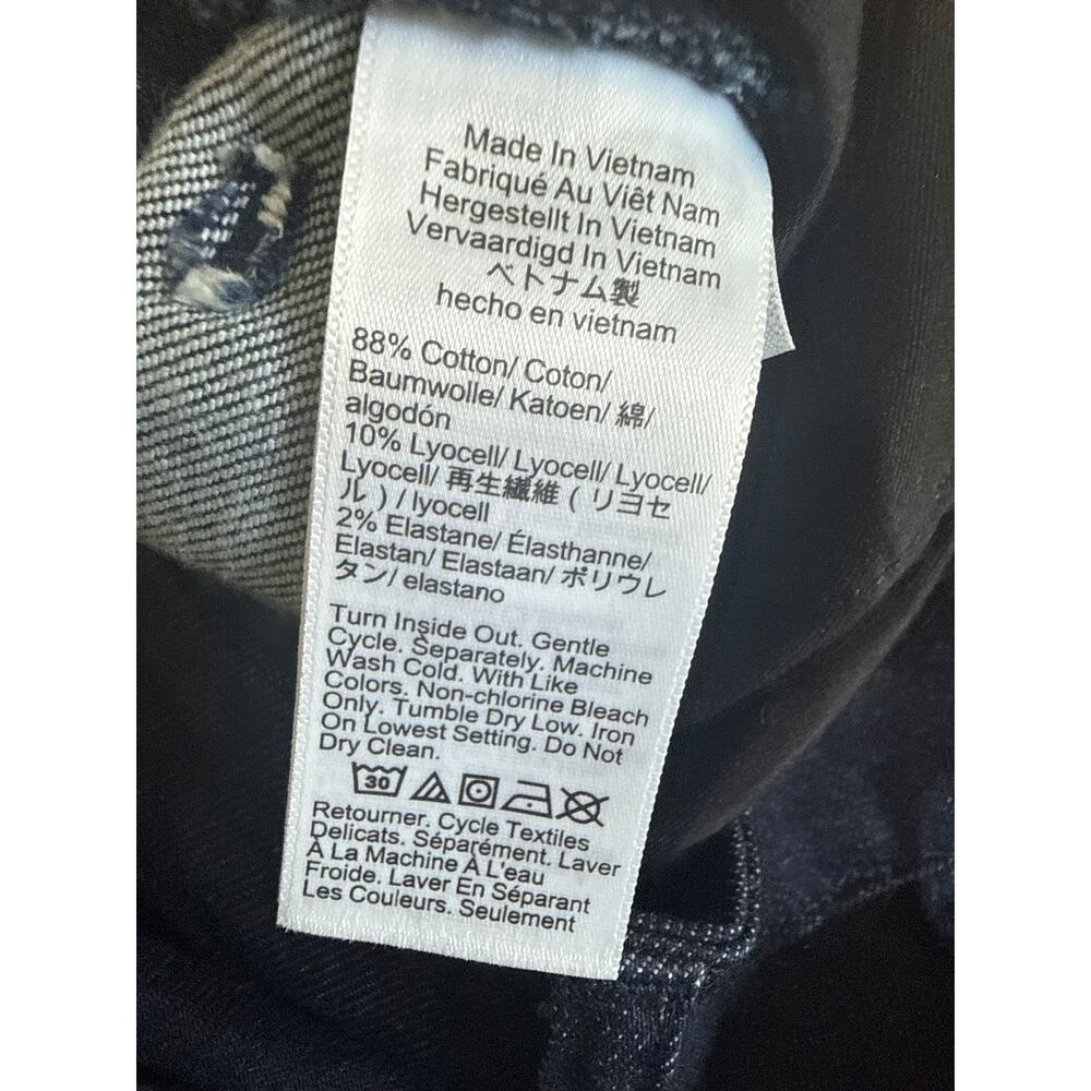 J. Crew Women’s High Rise Wide Leg Trouser Jean 27 Dark Wash - Picture 4 of 8